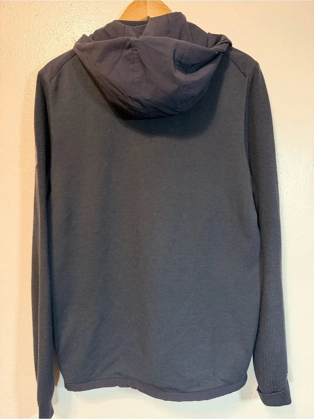 BOSS Men's Hooded SOFTSHELL JACKET KNITTED Large tech travel performance